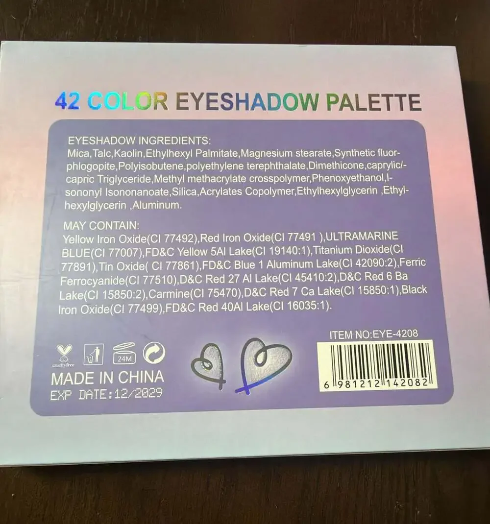 Sanrio Kuromi My Darling 42 Color Eyeshadow Palette